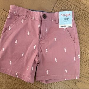 Cat & Jack Pink Flat-Front Women Shorts